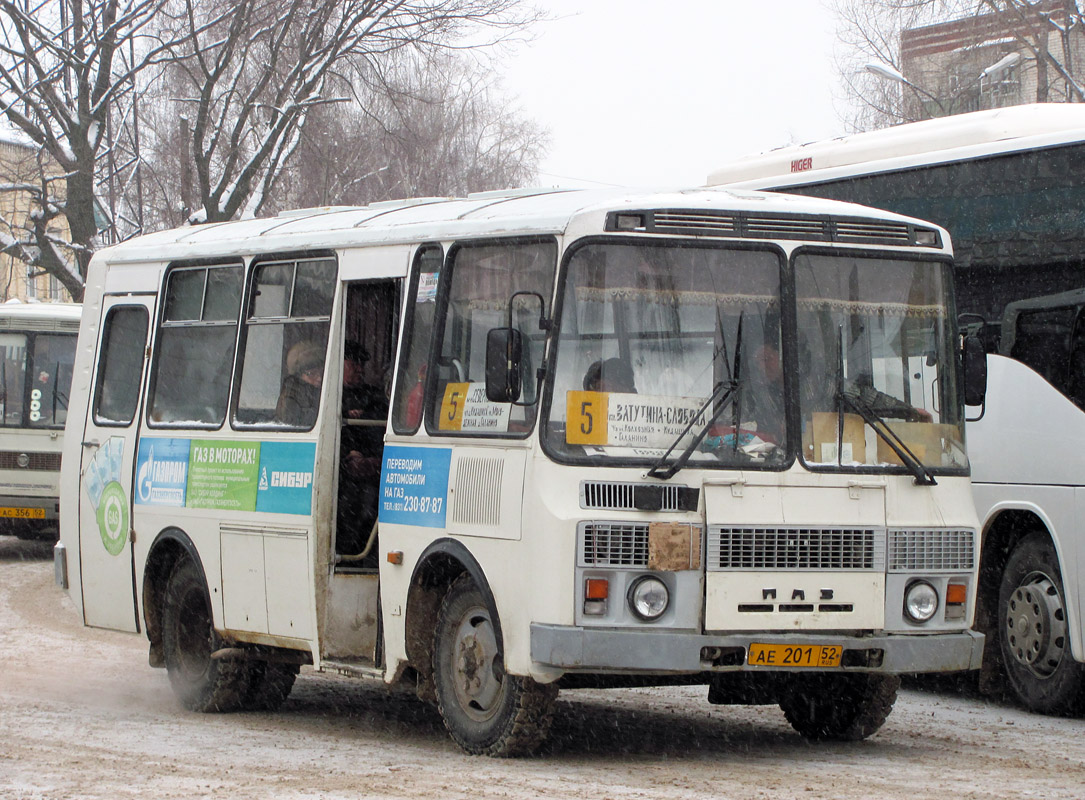 Нижегородская область, ПАЗ-3205-110 № АЕ 201 52