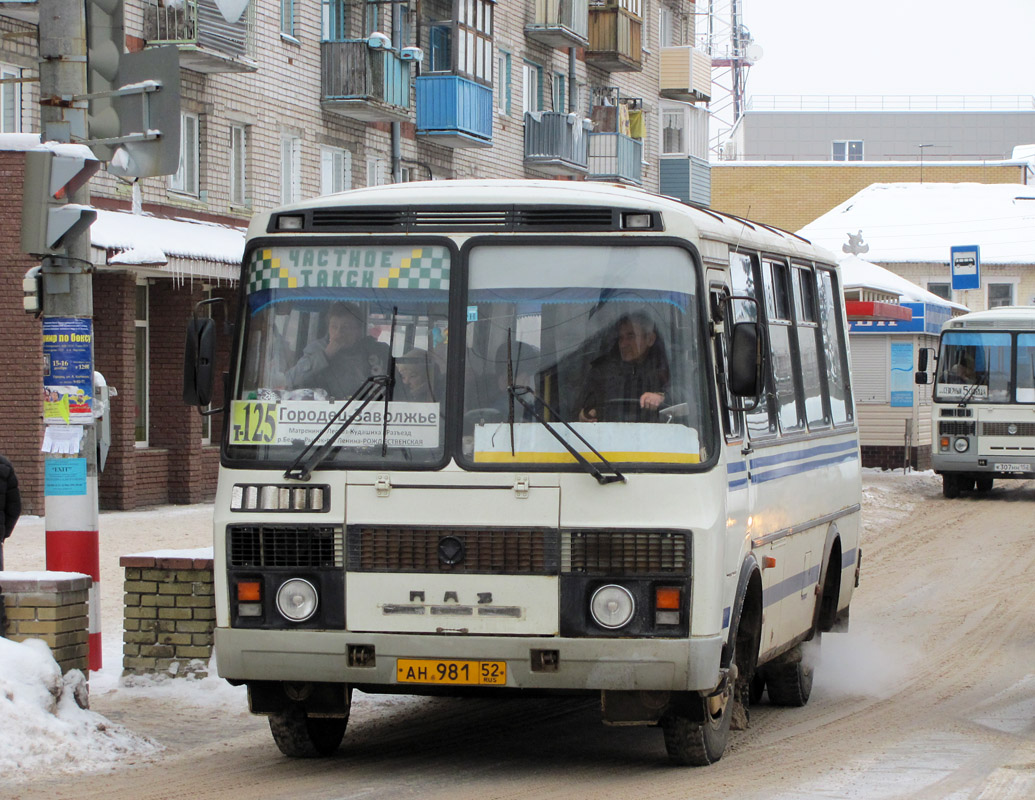 Нижегородская область, ПАЗ-32053 № АН 981 52