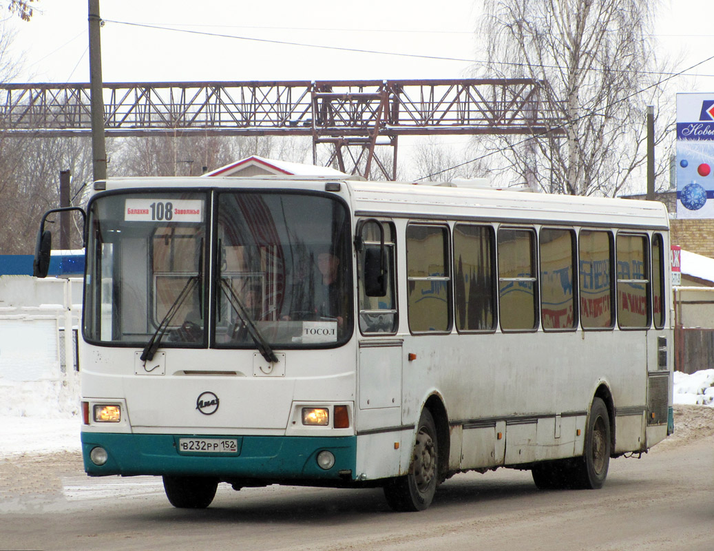 Nizhegorodskaya region, LiAZ-5256.25 № В 232 РР 152