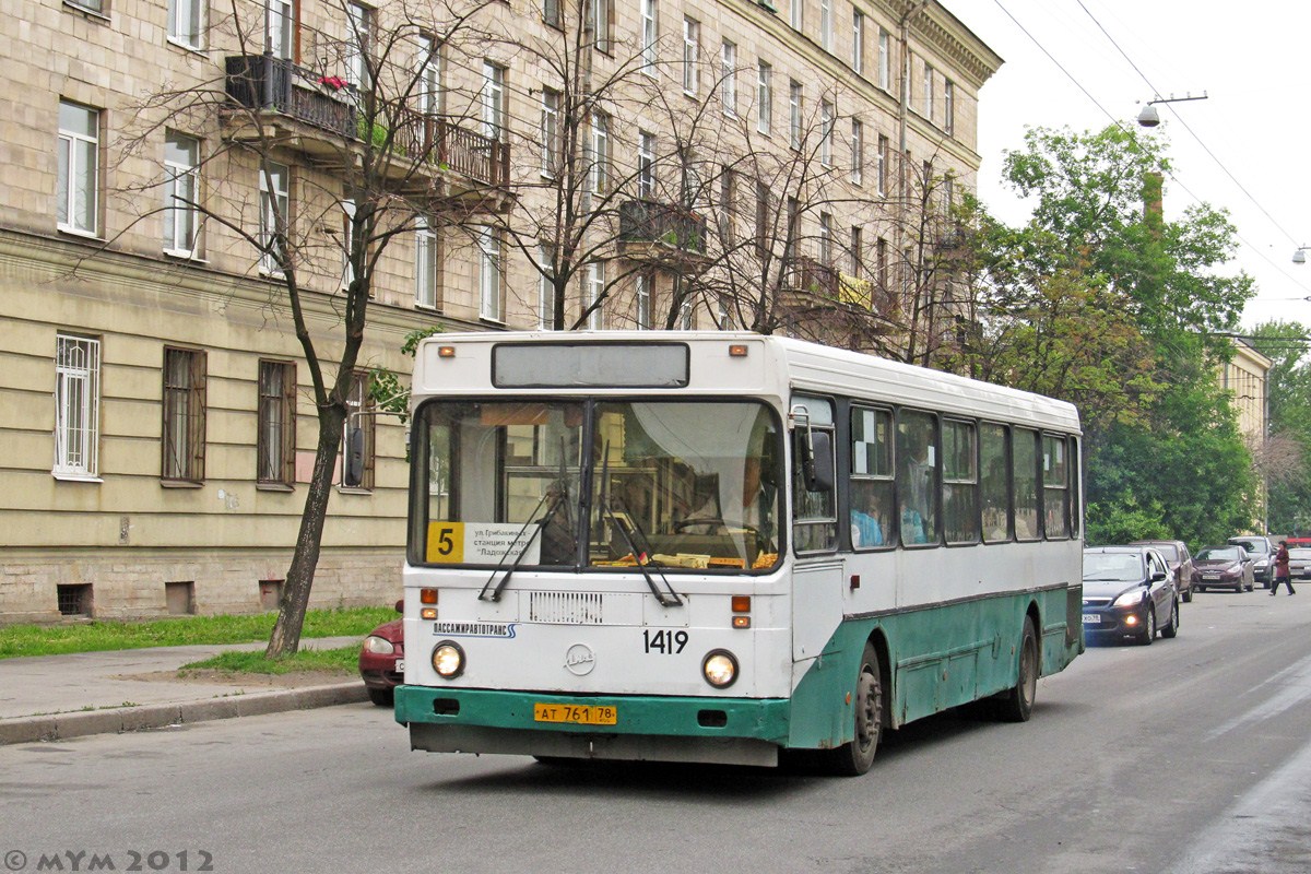 Sankt Peterburgas, LiAZ-5256.00 Nr. 1419