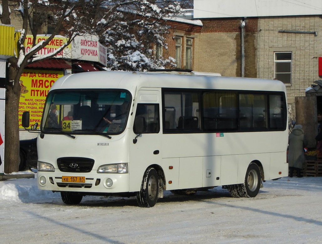 Ростовская область, Hyundai County LWB C09 (ТагАЗ) № КЕ 157 61