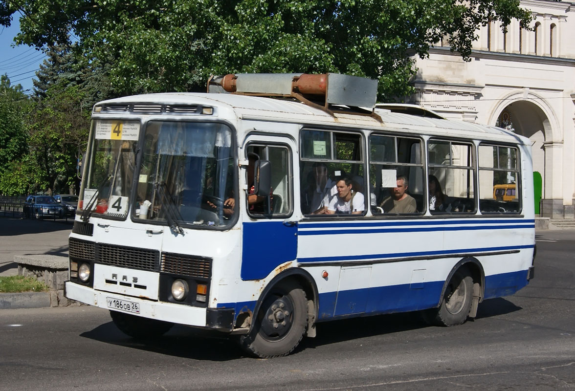 Ставропольский край, ПАЗ-32051-110 № У 186 ОВ 26