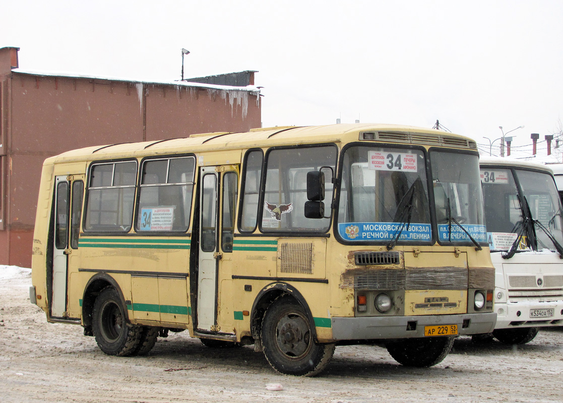 Нижегородская область, ПАЗ-32054 № АР 229 52