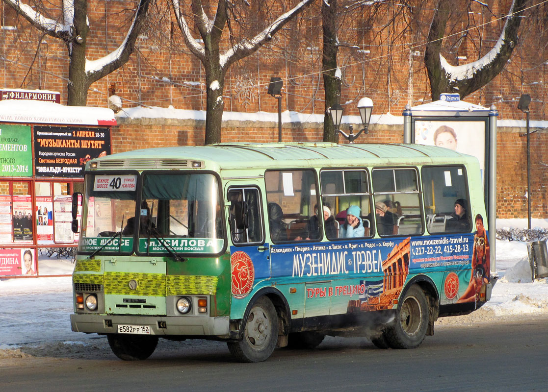 Нижегородская область, ПАЗ-32054 № Е 582 РР 152