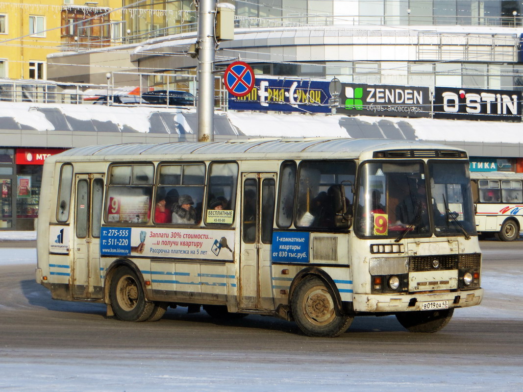 Кировская область, ПАЗ-4234 № В 019 ОА 43