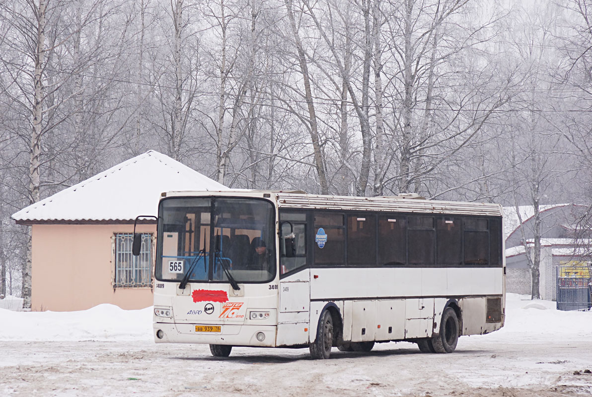 Санкт-Петербург, ЛиАЗ-5256.23-01 (ГолАЗ) № 3409