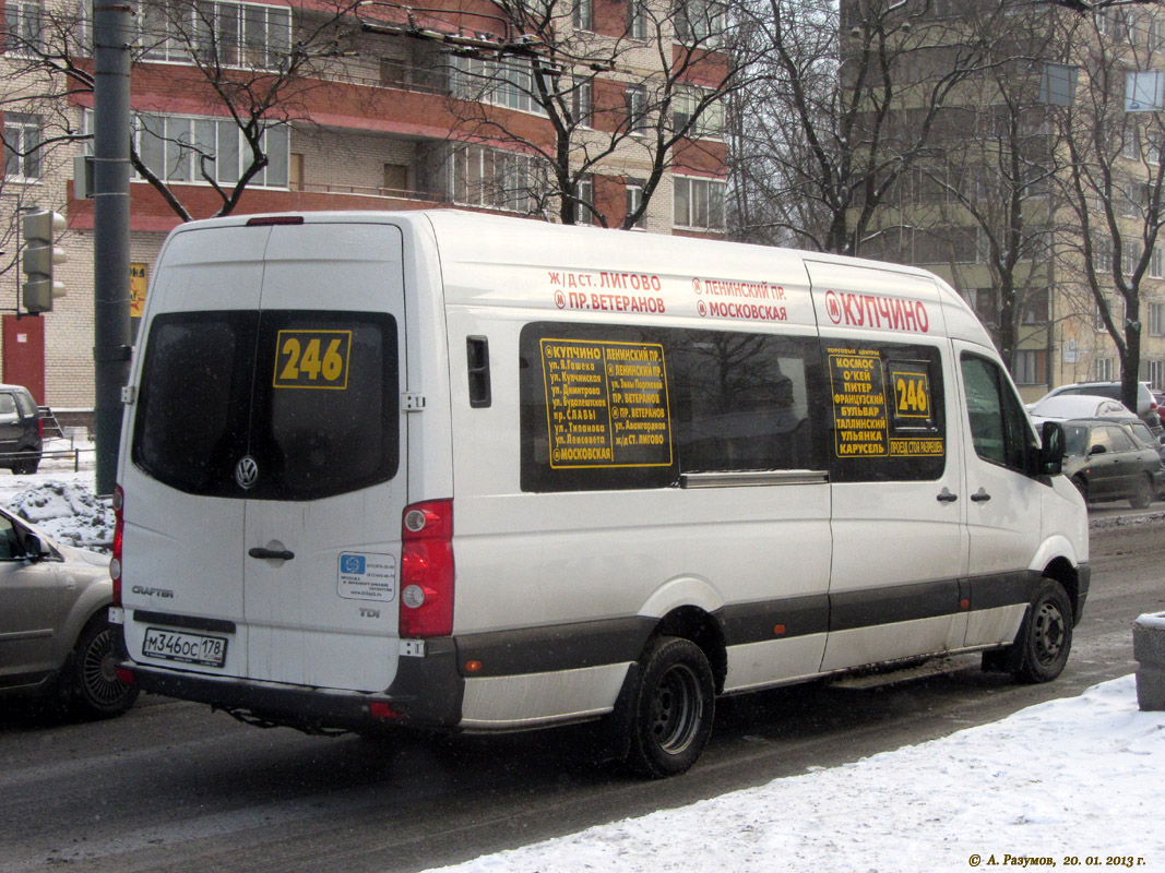 Санкт-Петербург, БТД-2219 (Volkswagen Crafter) № М 346 ОС 178