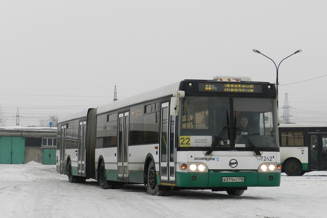 Санкт-Петербург, ЛиАЗ-6213.20 № 7262