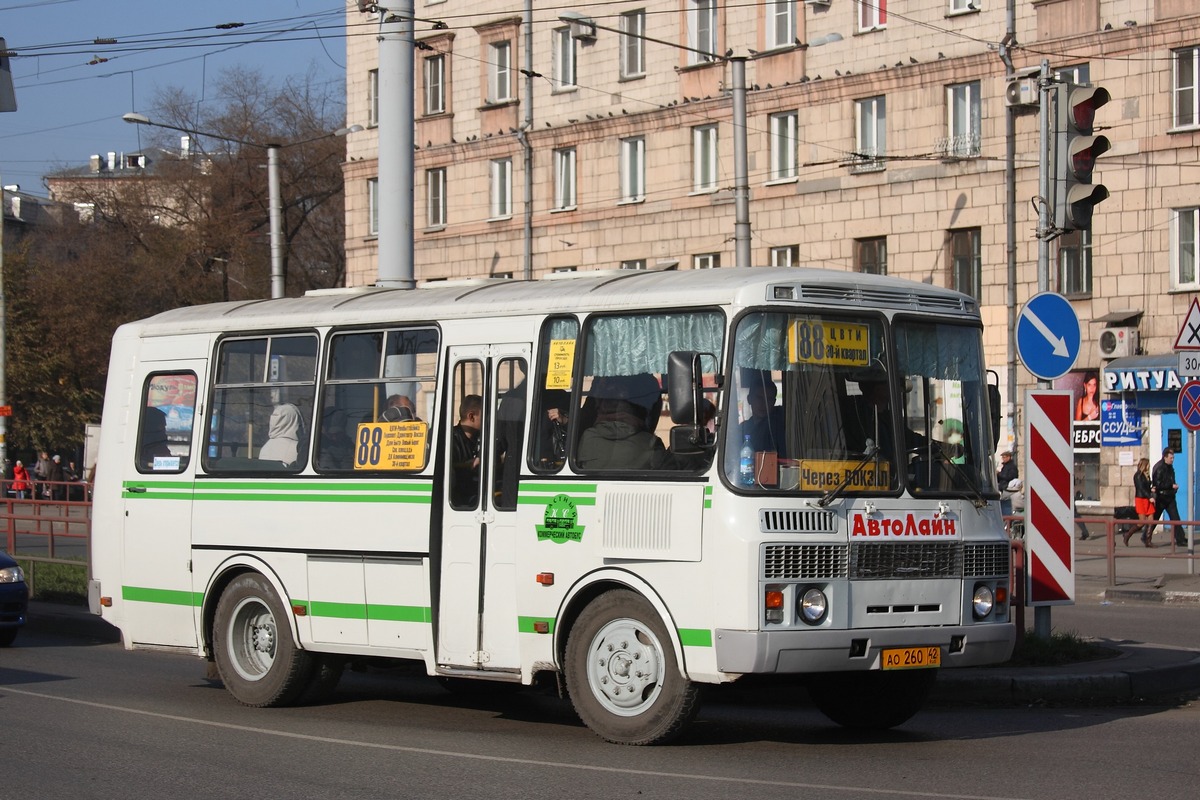 Кемеровская область - Кузбасс, ПАЗ-32053 № АО 260 42