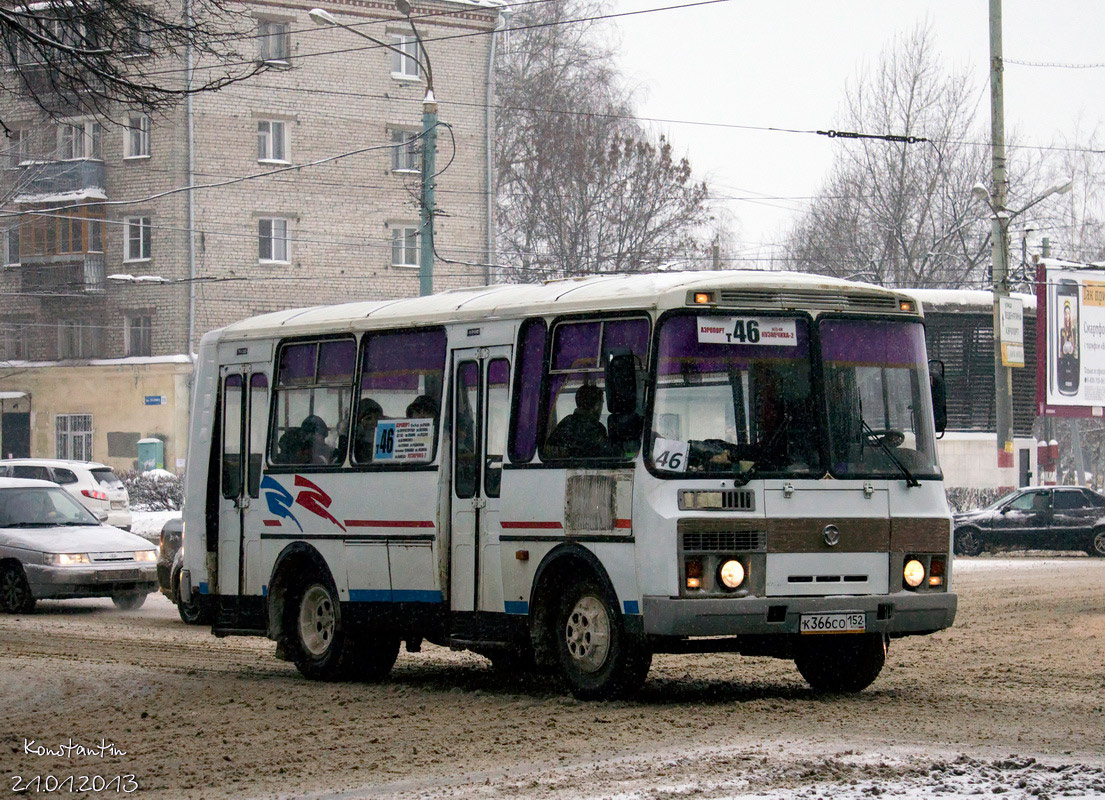 Нижегородская область, ПАЗ-32054 № К 366 СО 152