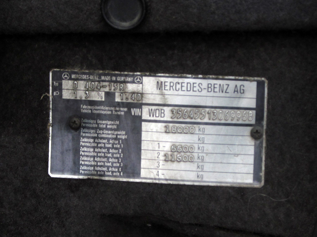 Litwa, Mercedes-Benz O404-15RHD-L Nr 2123