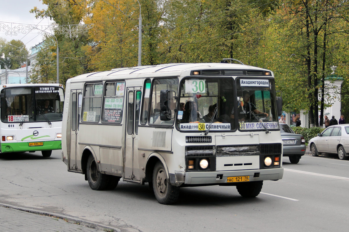 Томская область, ПАЗ-32051-110 № АС 121 70