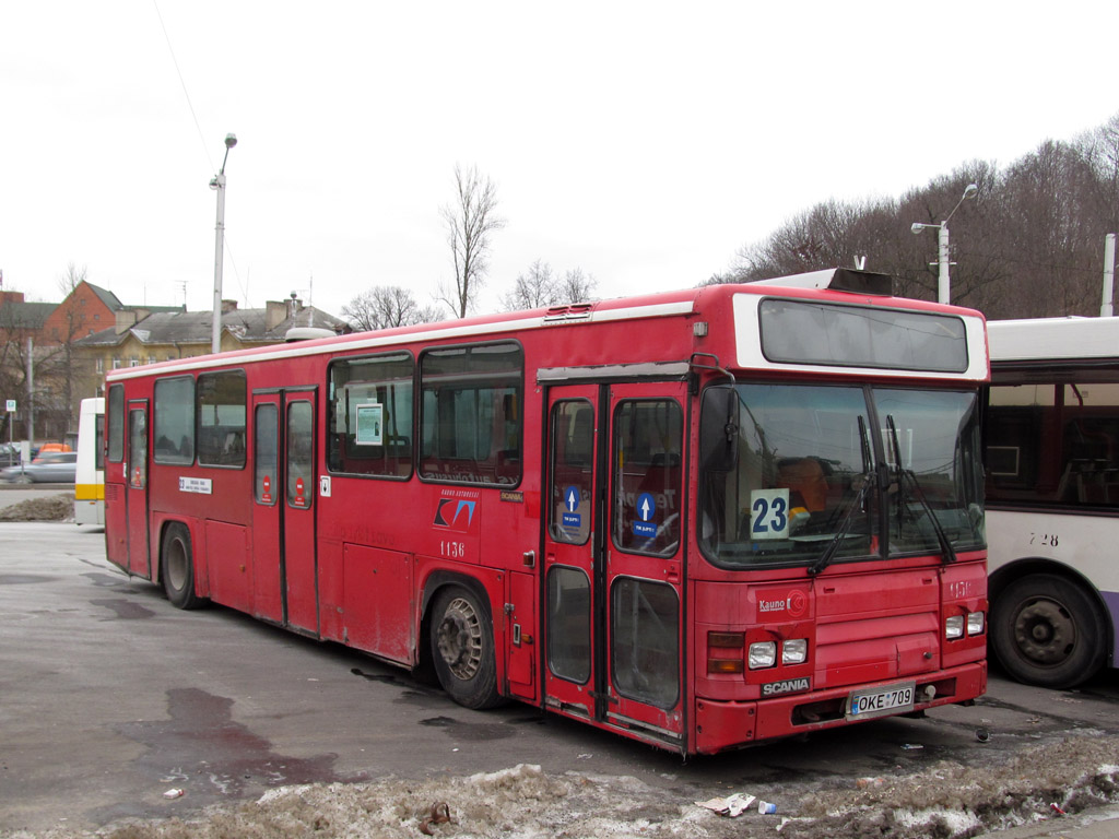 Литва, Scania CN113CLB № 136