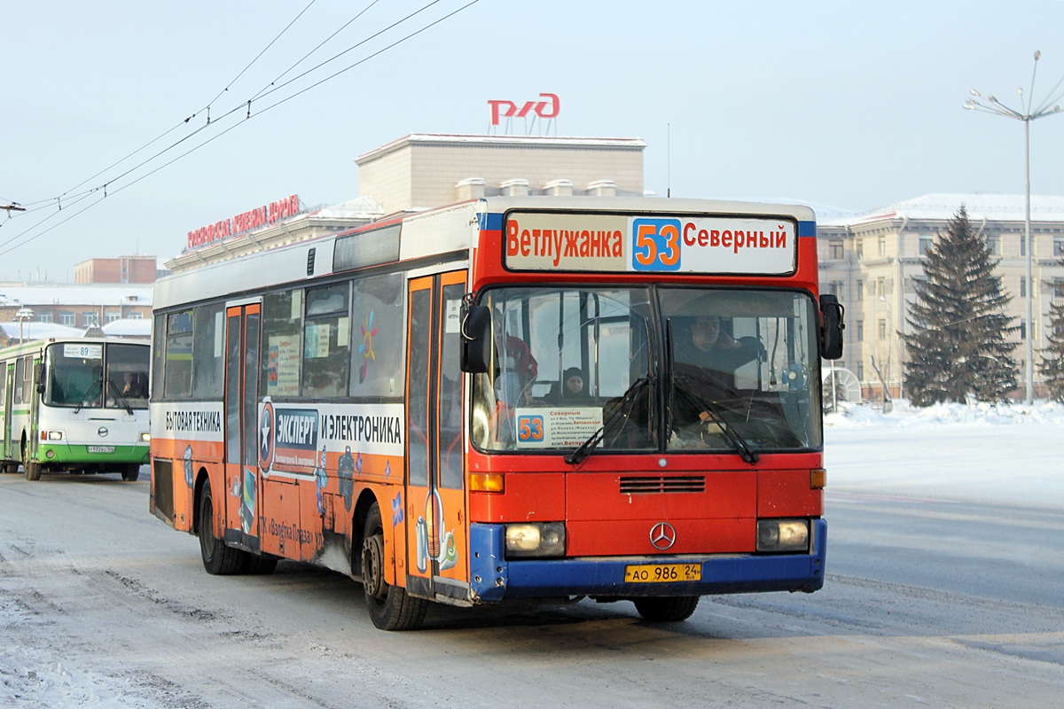 Krasnoyarsk region, Mercedes-Benz O405 # АО 986 24