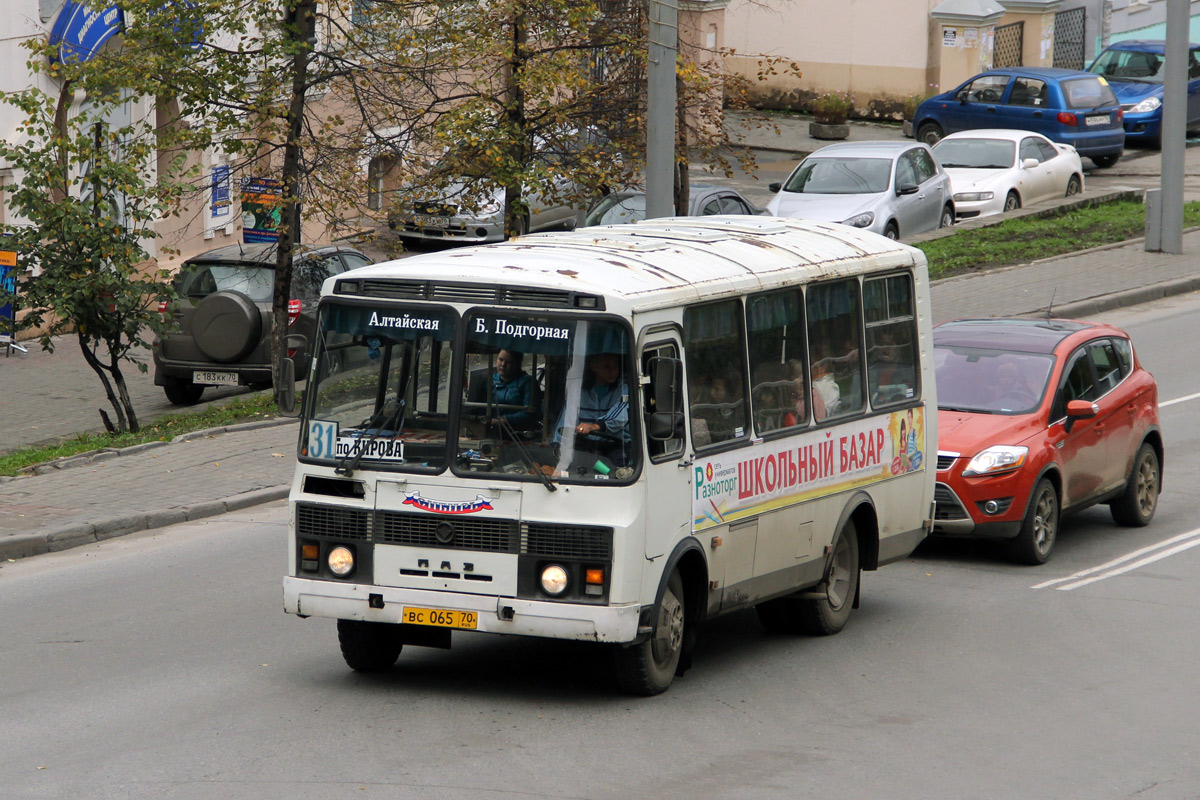 Томская область, ПАЗ-32051-110 № ВС 065 70