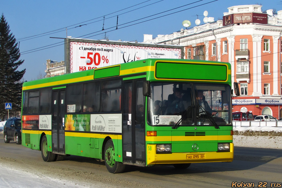 Алтайский край, Mercedes-Benz O405 № АО 095 22