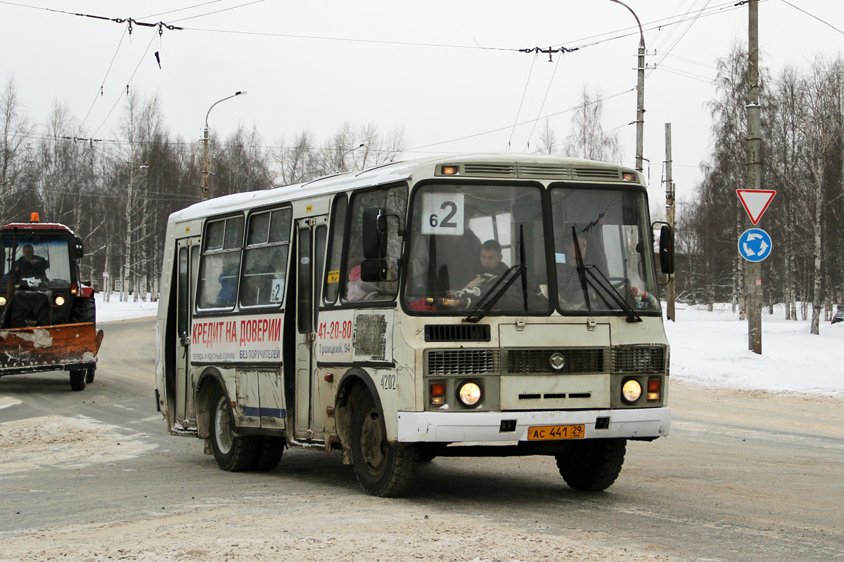 Архангельская область, ПАЗ-32054 № 4202