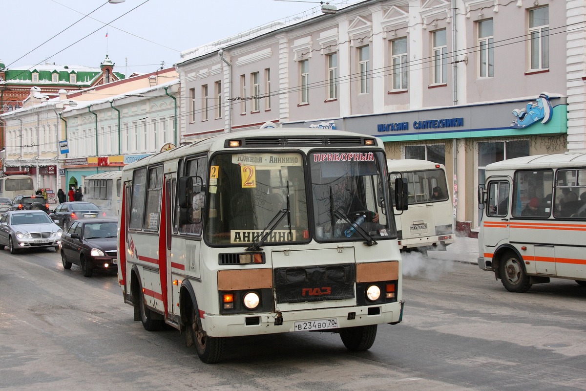 Томская область, ПАЗ-32051-110 № В 234 ВО 70