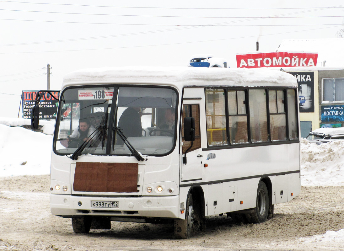 Нижегородская область, ПАЗ-320402-05 № К 998 ТУ 152