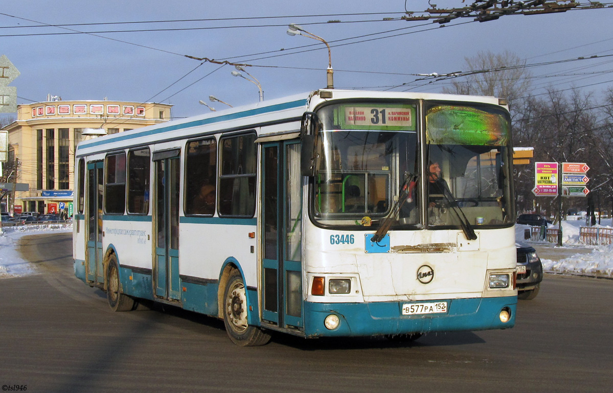 Нижегородская область, ЛиАЗ-5256.25 № 63446