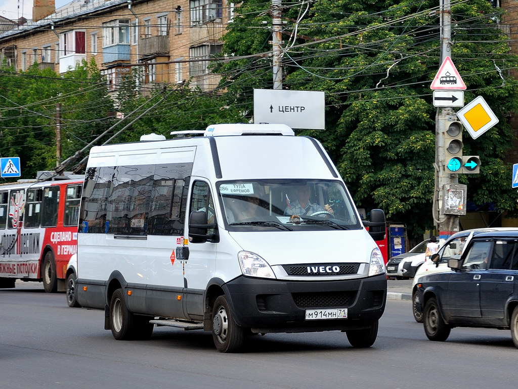 Тульская область, Авто Вектор 4520 (IVECO Daily) № М 914 МН 71 — Фото —  Автобусный транспорт