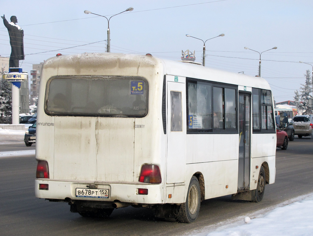 Нижегородская область, Hyundai County LWB (ТагАЗ) № В 678 РТ 152