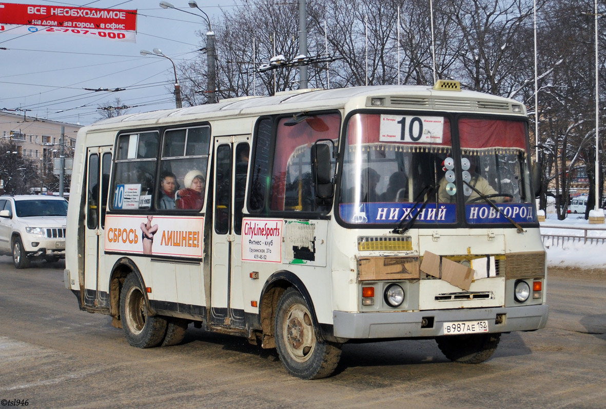 Нижегородская область, ПАЗ-32054 № В 987 АЕ 152