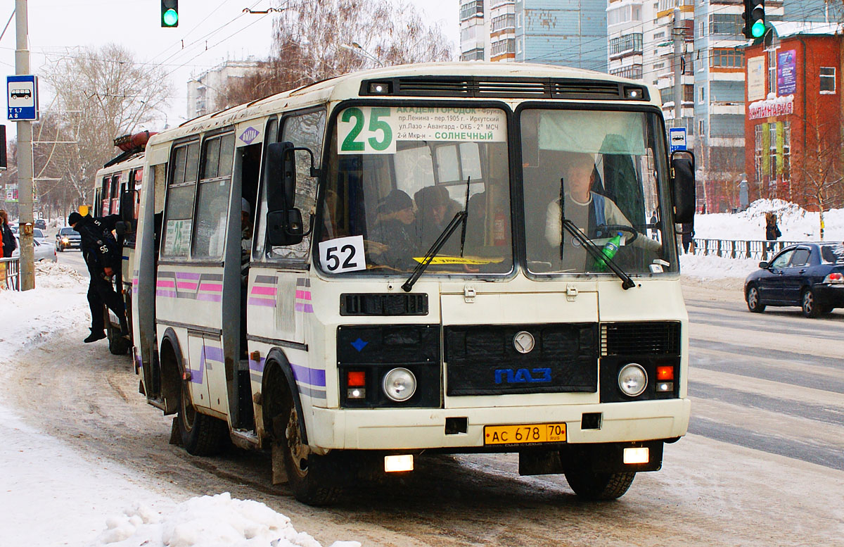 Томская область, ПАЗ-32051-110 № АС 678 70