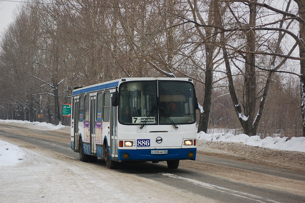 Омская область, ЛиАЗ-5256.45 № 886