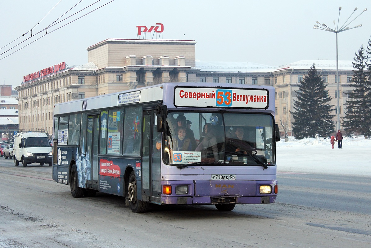 Красноярский край, MAN A10 NL202 № У 718 ЕК 124