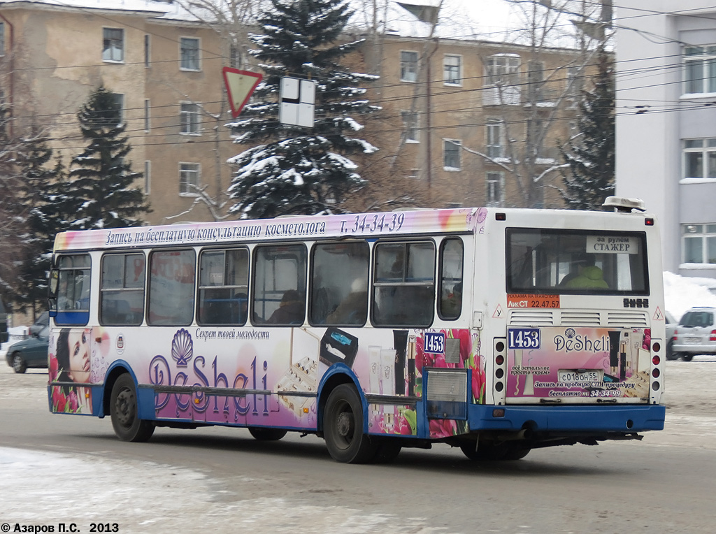 Omsk region, LiAZ-5256.45 Nr. 1453