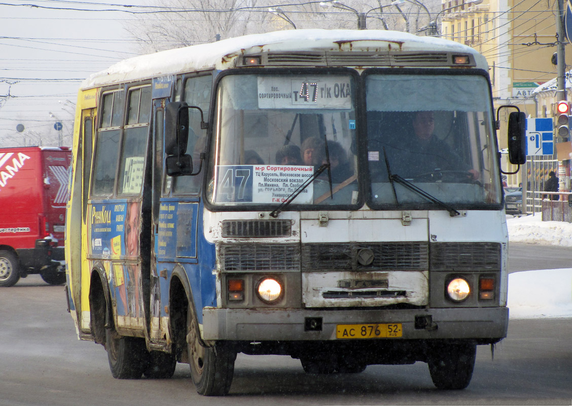 Нижегородская область, ПАЗ-32054 № АС 876 52