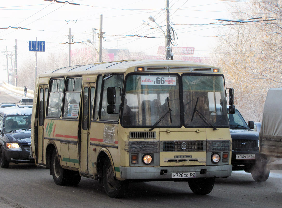 Нижегородская область, ПАЗ-32054 № К 728 СС 152