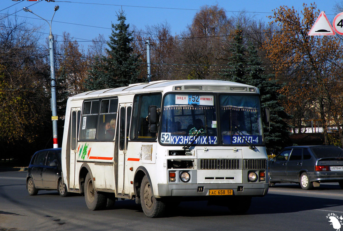 Нижегородская область, ПАЗ-32054 № АС 658 52