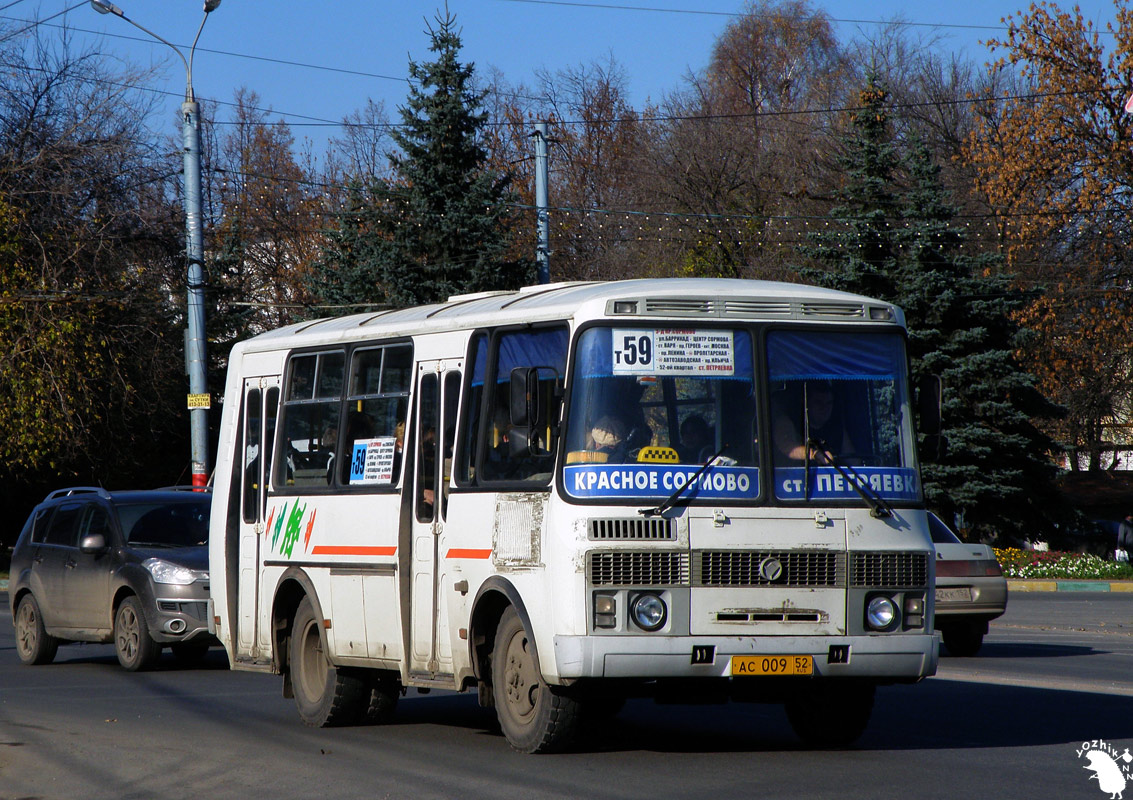 Нижегородская область, ПАЗ-32054 № АС 009 52