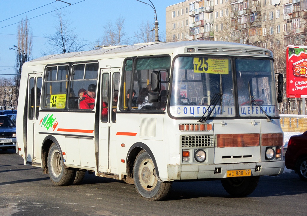 Нижегородская область, ПАЗ-32054 № АЕ 888 52