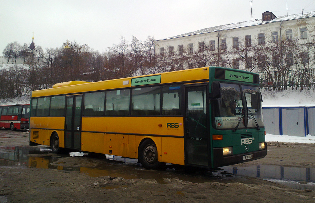 Владимирская область, Mercedes-Benz O407 № Е 818 НХ 33