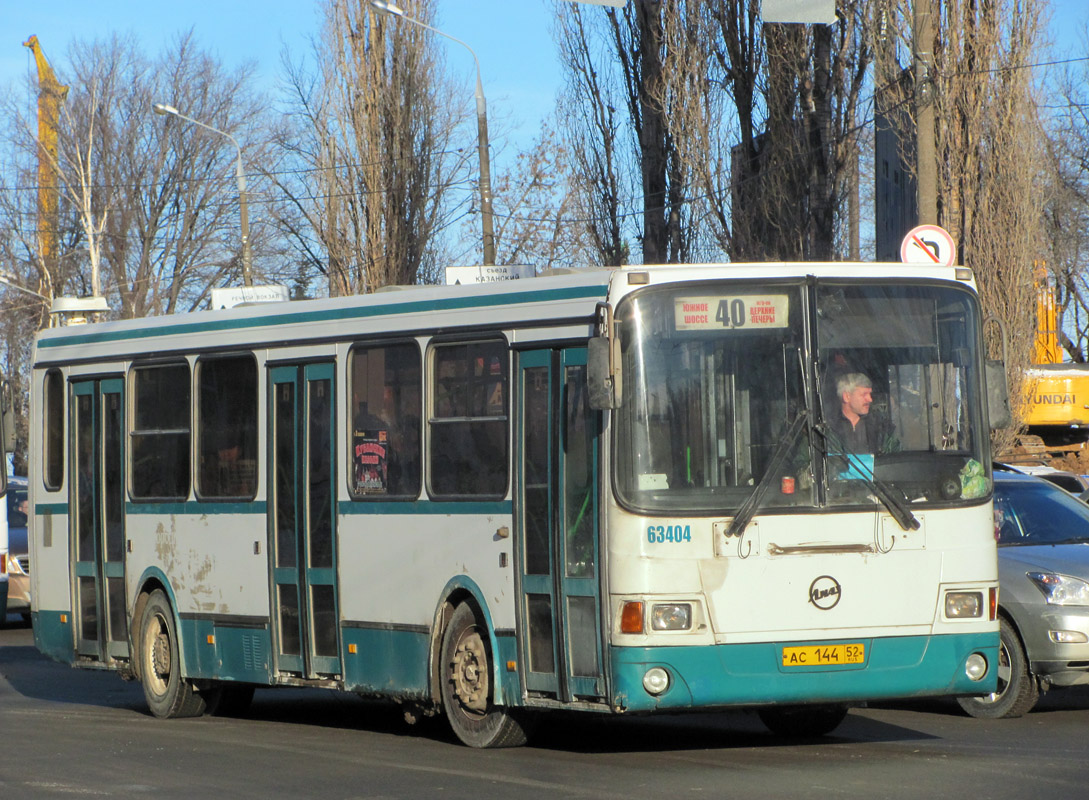 Нижегородская область, ЛиАЗ-5293.00 № 63404