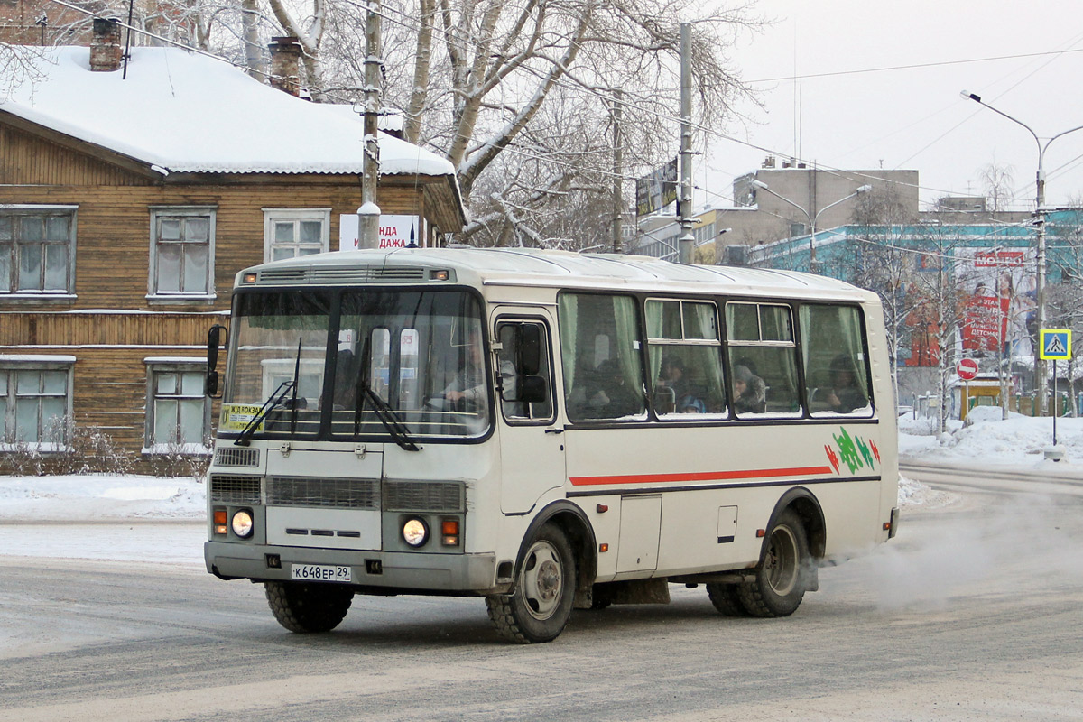 Архангельская область, ПАЗ-32054 № К 648 ЕР 29