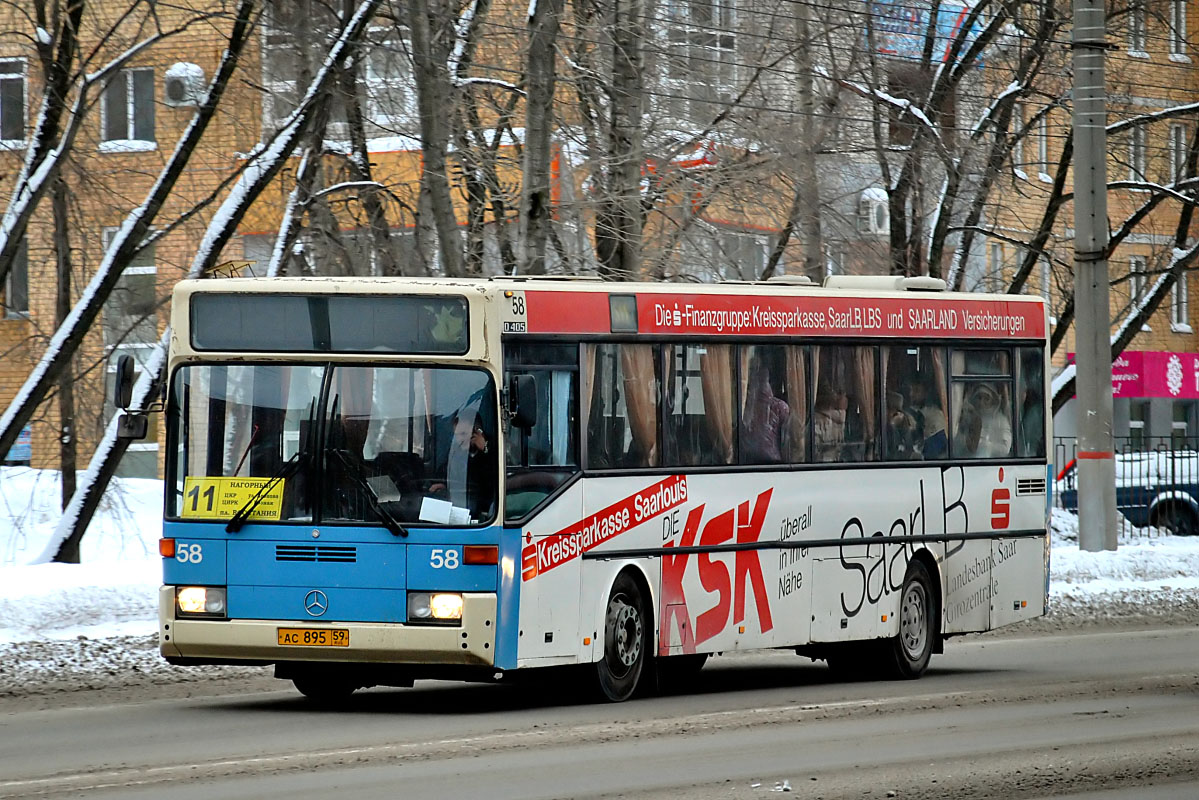 Пермский край, Mercedes-Benz O405 № АС 895 59