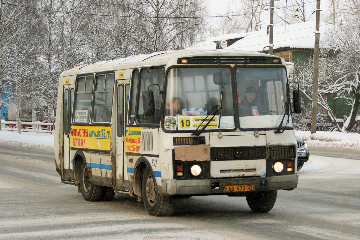 Архангельская область, ПАЗ-32054 № 3318