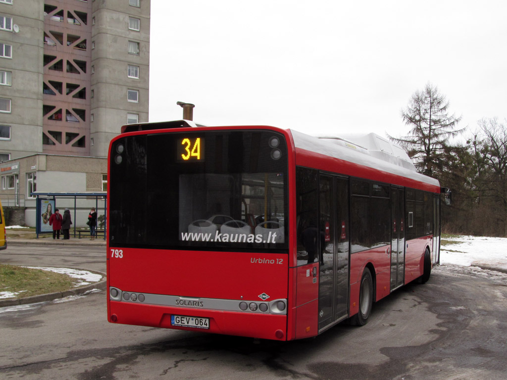 Lietuva, Solaris Urbino III 12 CNG Nr. 793