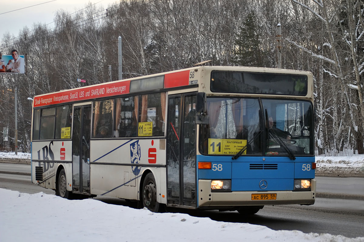 Пермский край, Mercedes-Benz O405 № АС 895 59