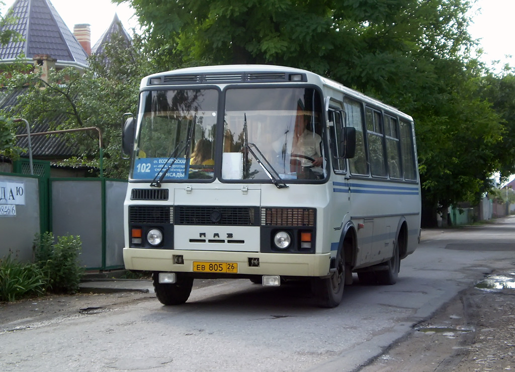 Ставропольский край, ПАЗ-32053 № ЕВ 805 26