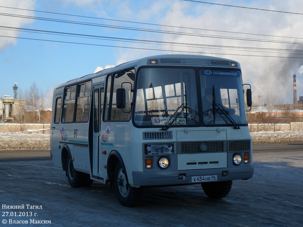 Свердловская область, ПАЗ-32053 № 847