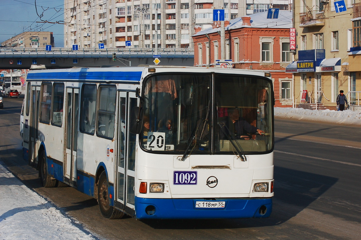 Омская область, ЛиАЗ-5256.45 № 1092