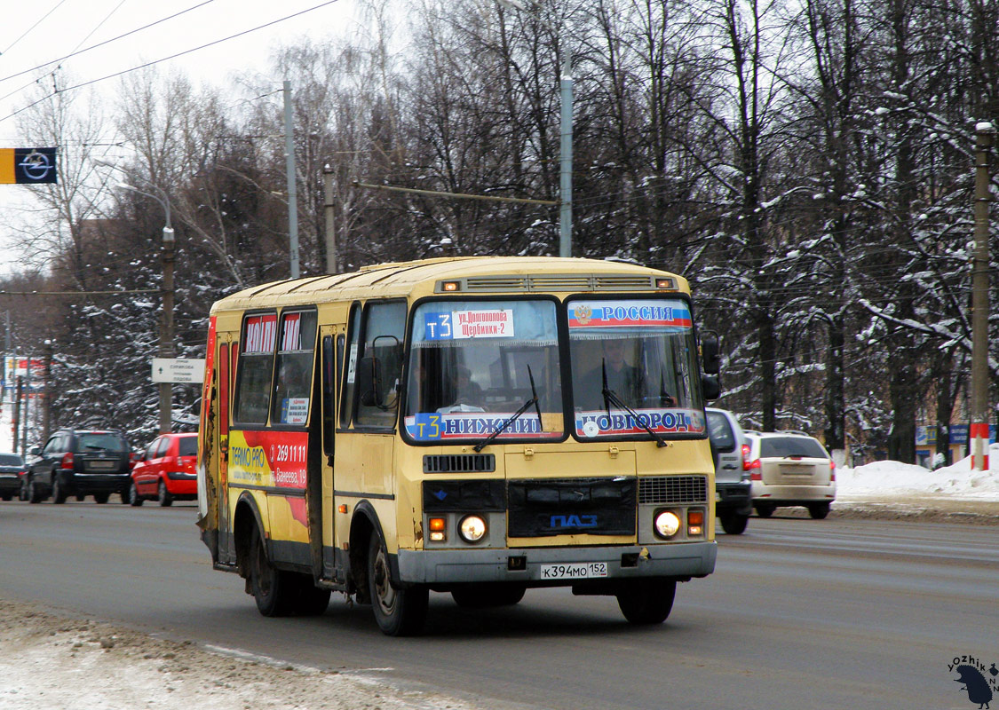 Нижегородская область, ПАЗ-32054 № К 394 МО 152