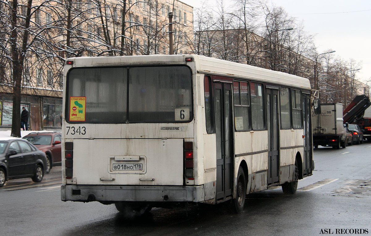 Санкт-Петербург, ЛиАЗ-5256.25 № 7343