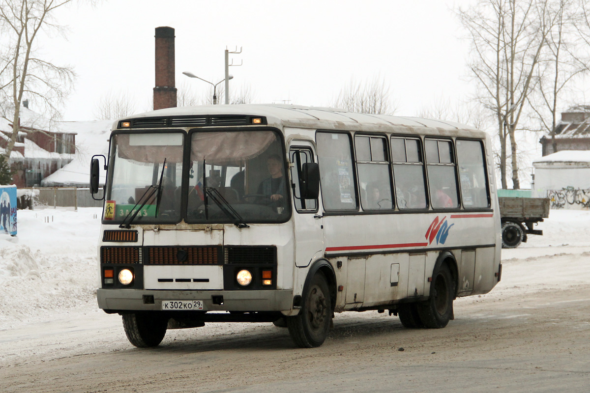 Архангельская область, ПАЗ-4234 № К 302 КО 29