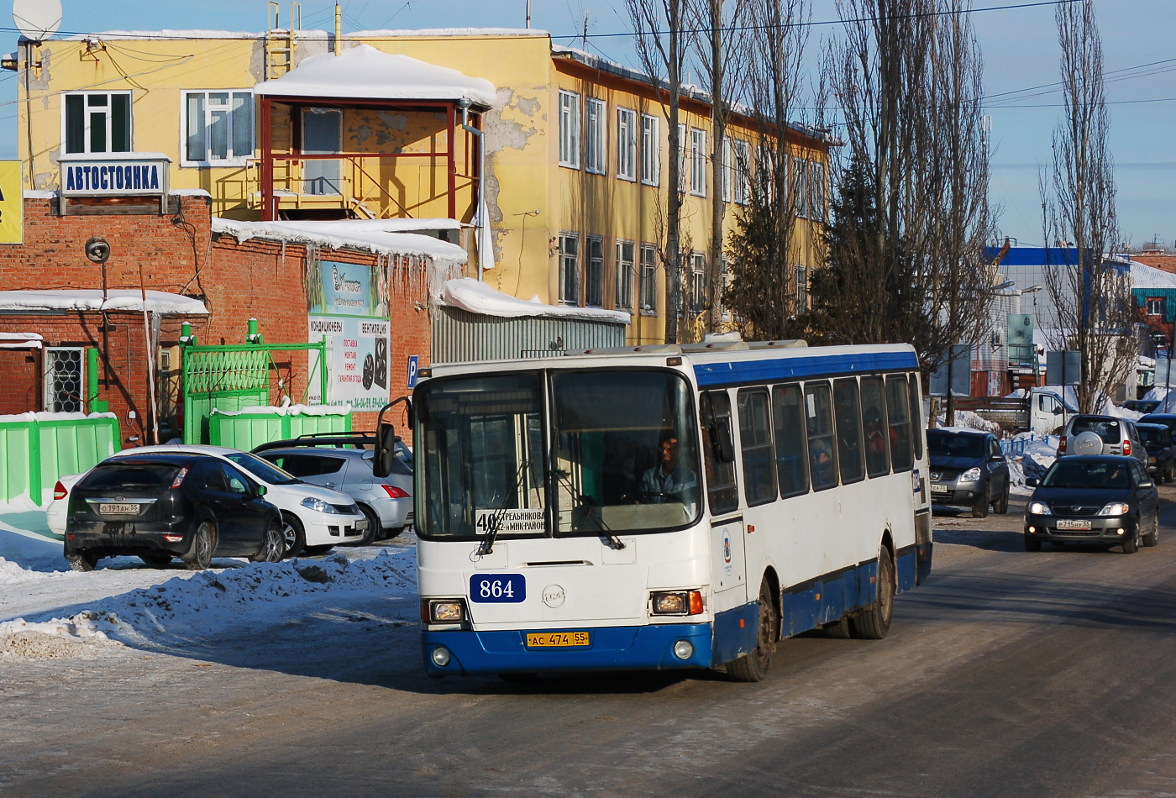 Omsk region, LiAZ-5256.45 # 864